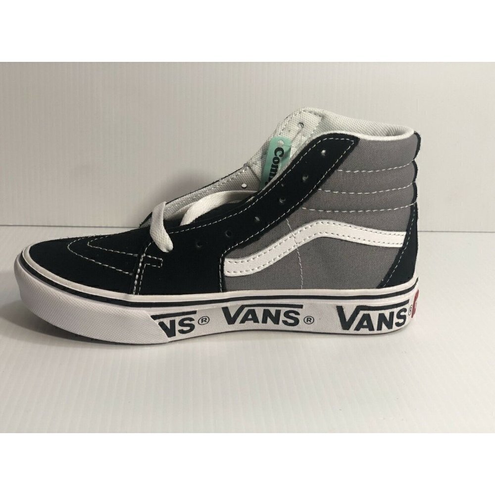 New Vans Toddler Comfycush Sk8-Hi Tape Mix lack Fr - Picture 3 of 12